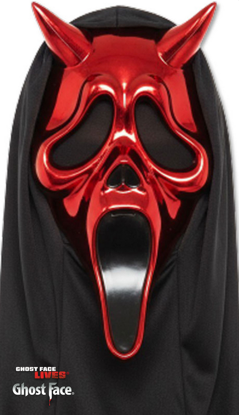 Ghost Face® Chrome Devil Face Mask Scream Funworld Offical Fancy Dress Mask