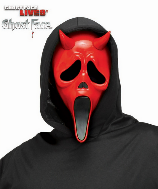 Official Fun World Sceam Mask Ghost Face Halloween Fancy Dress Accessory Adults