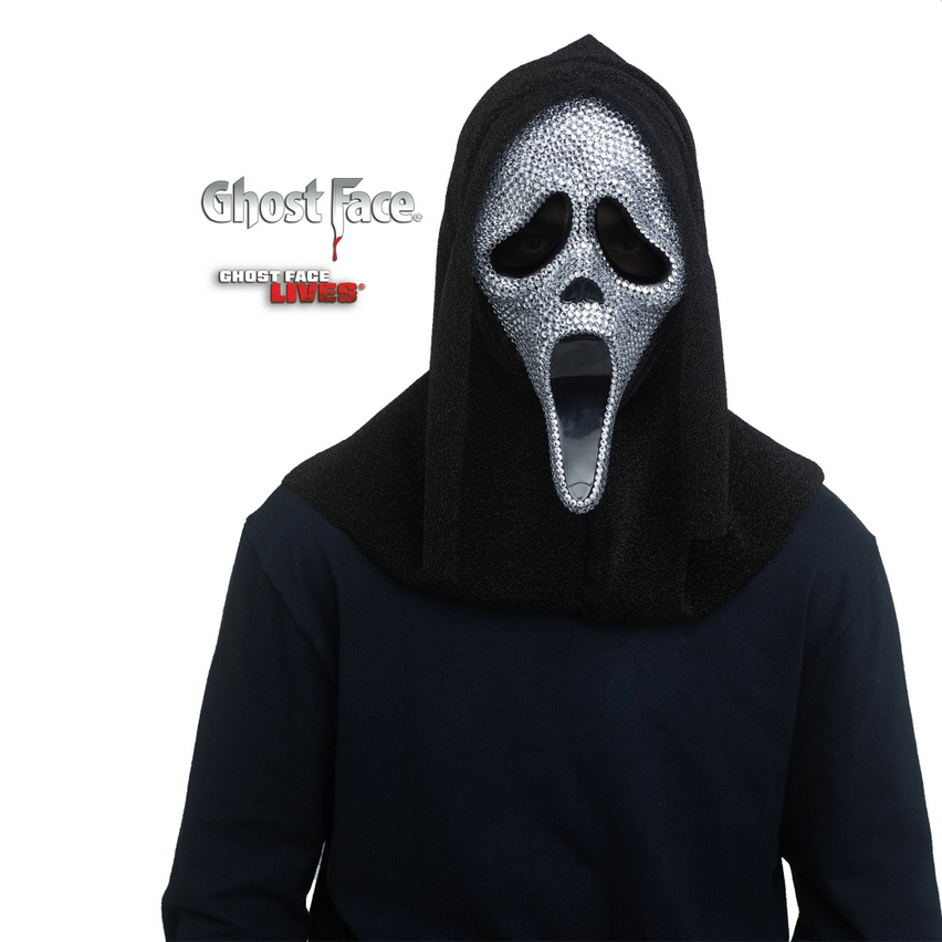 Scream Mask Official Ghostface Fun World Licensed Fancy Dress Halloween Mask