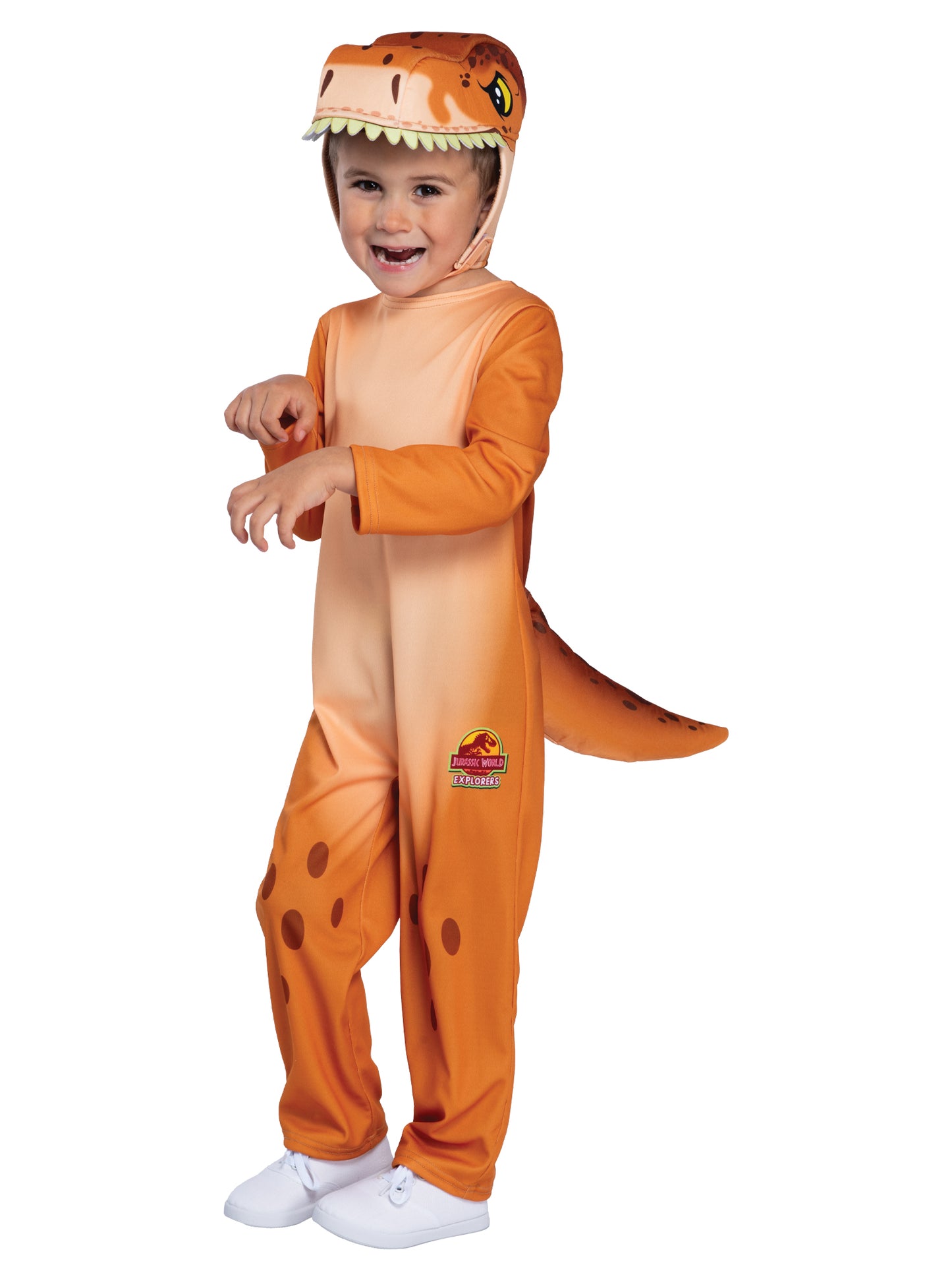 Toddler T-Rex Costume Jurassic Park World Explorers Official Kids Fancy Dress Toddlers