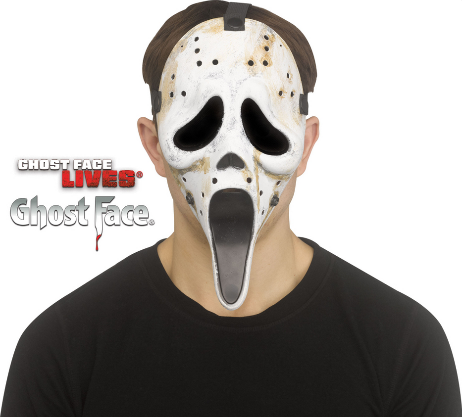 Scream Mask Official Ghostface Fun World Licensed Fancy Dress Halloween Mask