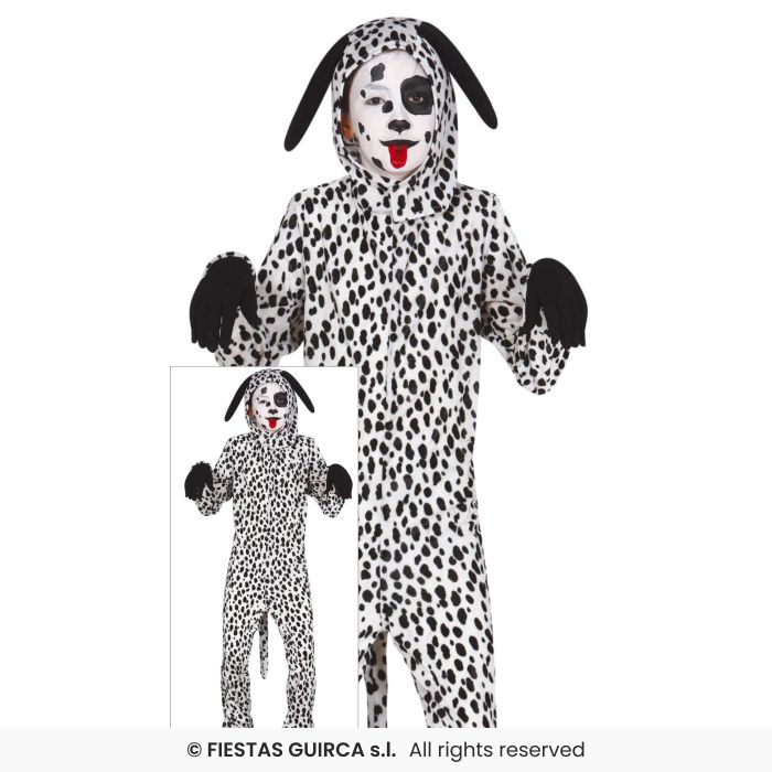 Dalmation Puppy Costume Kids Book Day 101 Fancy Dress Outfit Boys Girls Age 3-12