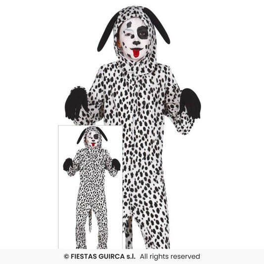 Dalmation Puppy Costume Kids Book Day 101 Fancy Dress Outfit Boys Girls Age 3-12