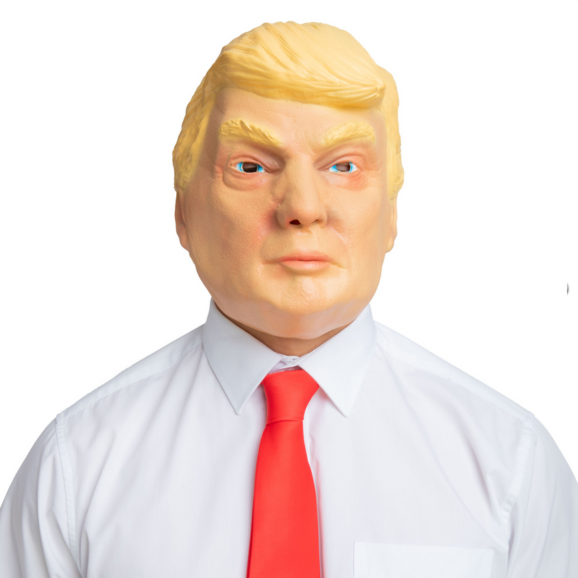 President Latex Mask Adults Donald Fancy Dress Accessory Mens Comedy
