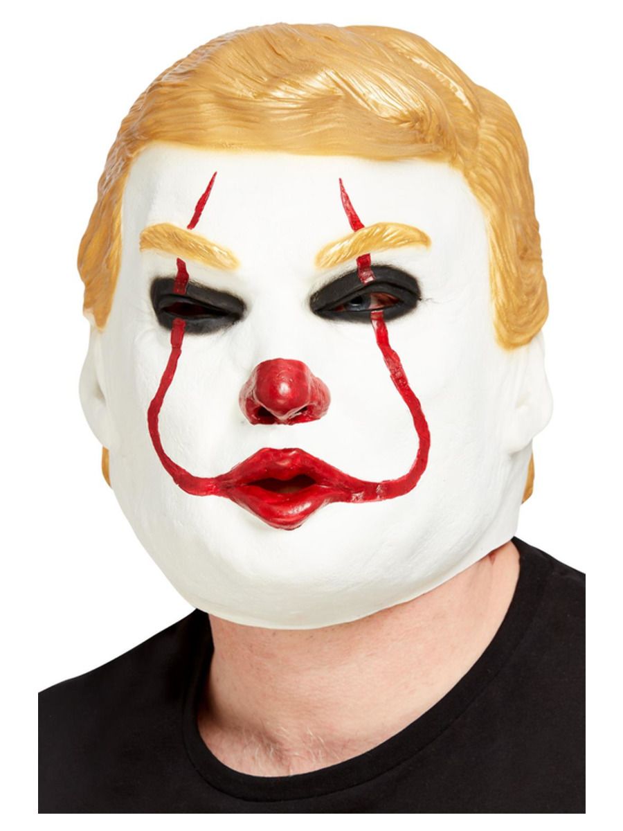 Clown President Overhead Mask, Latex