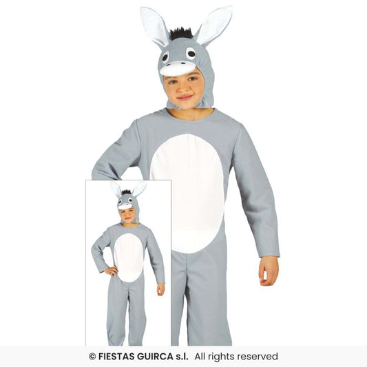 Little Donkey Costume Kids Nativity Play Mule Fancy Dress Outfit Boys Girls Age 3-12