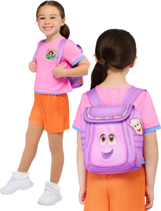 Dora The Explorer Fancy Dress Costume Girls Book Day Outfit Official Age 2-6