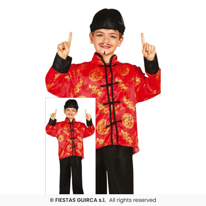 Eastern China Costume Chinese New Year Fancy Dress Outfit Kids Oritenal Age 5-12