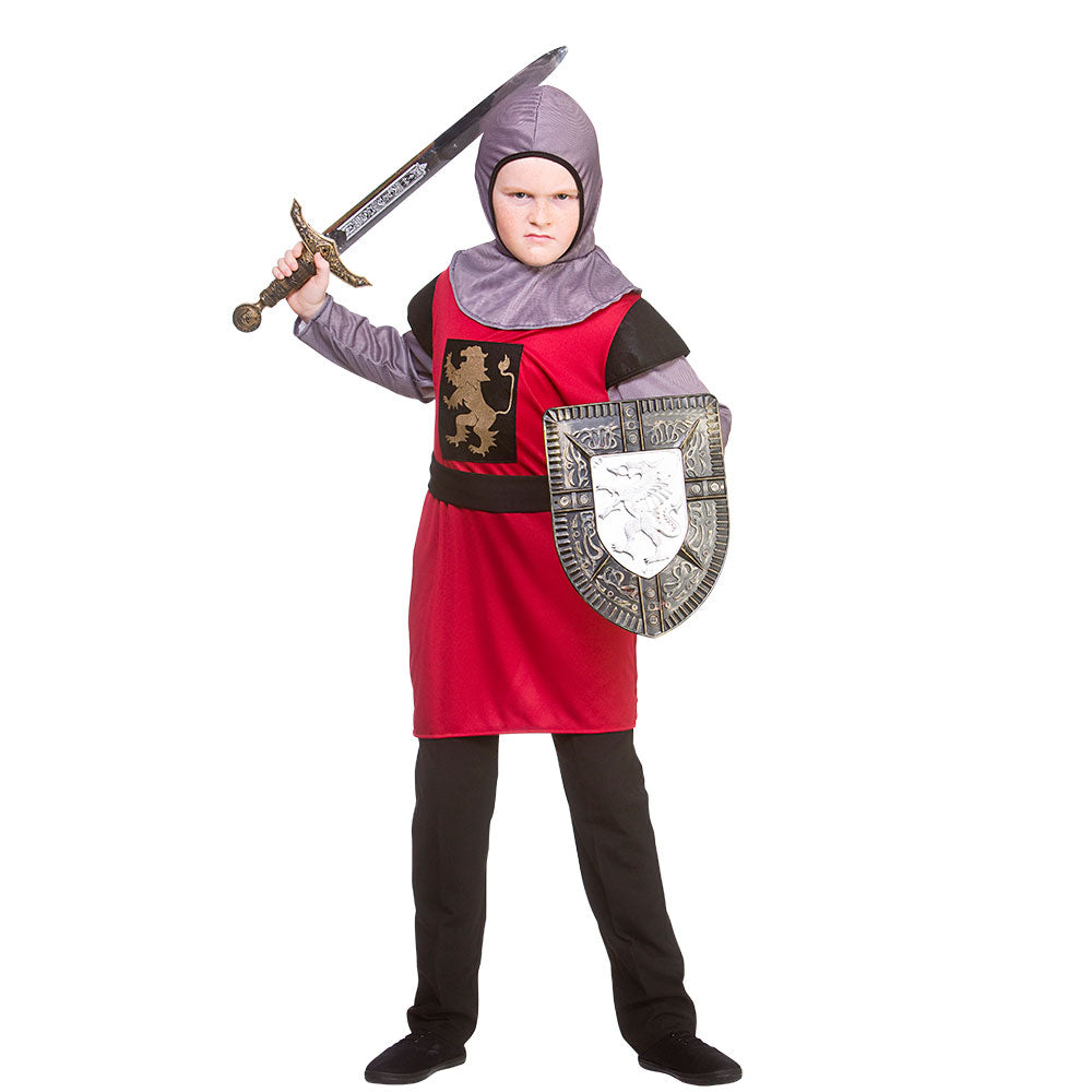 Book Day Child King Medieval Knight Fancy Dress Costume Crusader Kids Boys