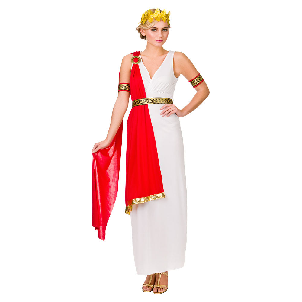 knee length dresses for ladies Toga Costume Ladies Roman Dress main image 1