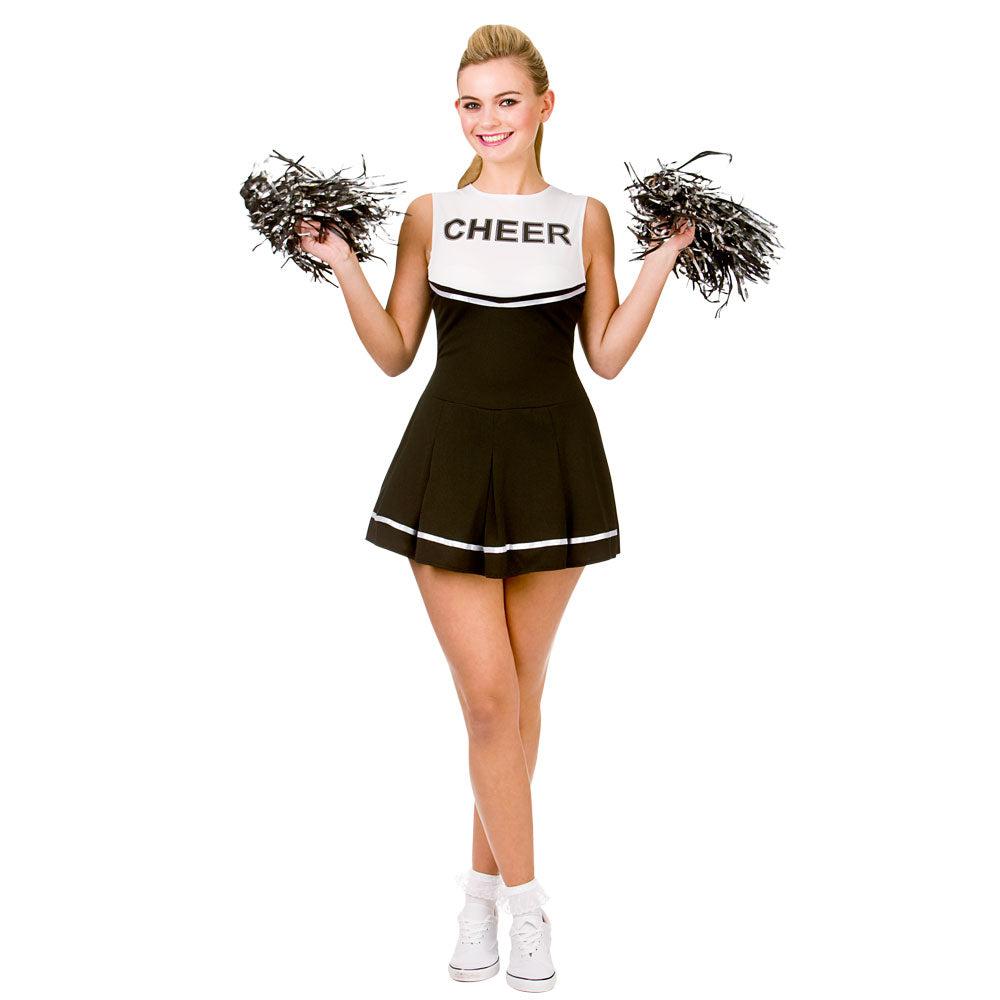 Cheerleader Black White Costume