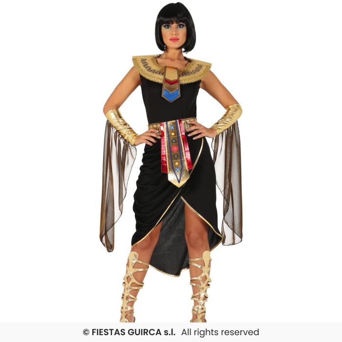 Egyptian Queen Cleopatra Costume Ladies Deluxe Historical Fancy Dress Outfit S-XL