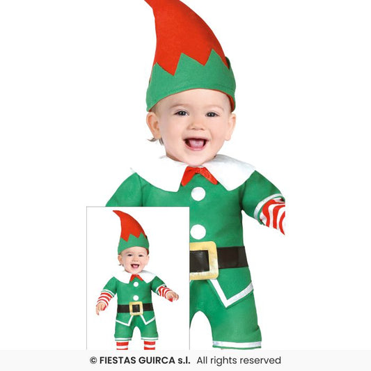 Deluxe Elfs Outfit Costume Toddlers Little Elf Nativity Play Fancy Dress Boys Girls Age 1-2