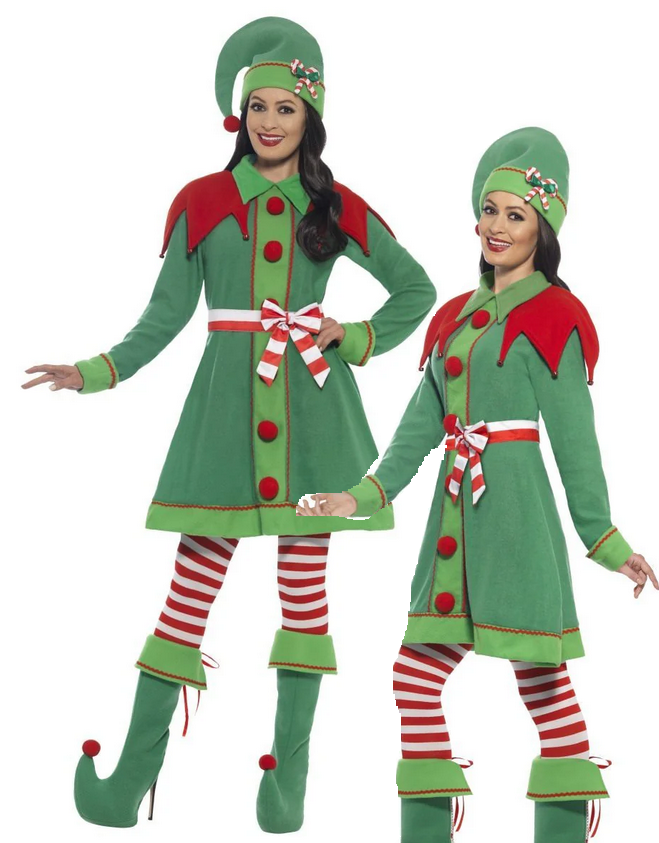 Deluxe Miss Elf Costume