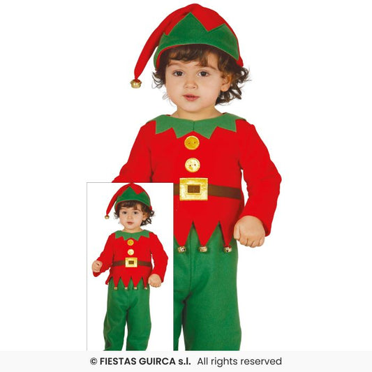 Elfs Outfit Costume Toddlers Little Elf Nativity Play Fancy Dress Boys Girls Age 1-2