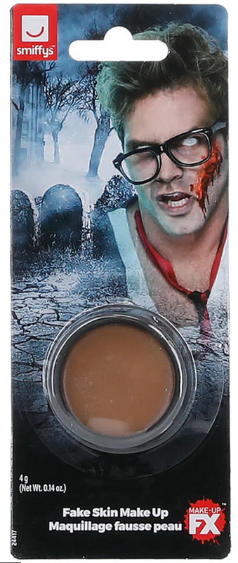 Fake Skin Make Up Flesh Scar Horror Beige Fancy Dress Cosmetics