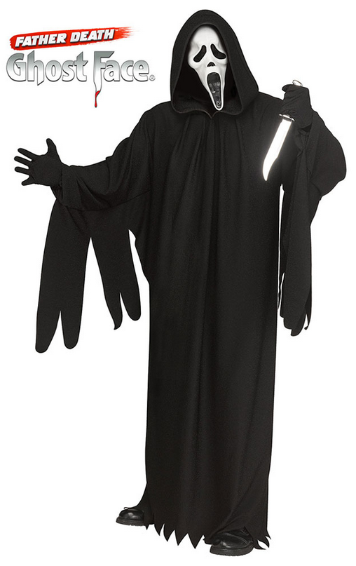 Ghost Face® 30th Anniversary + Mask Fun World Scream Official Fancy Dress Costume