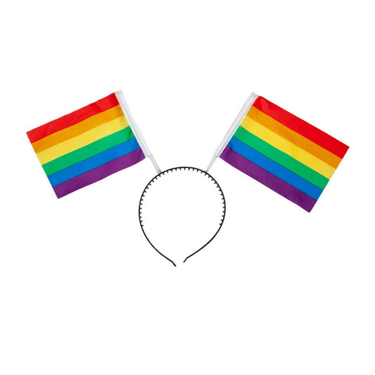 Rainbow Flags on Headband