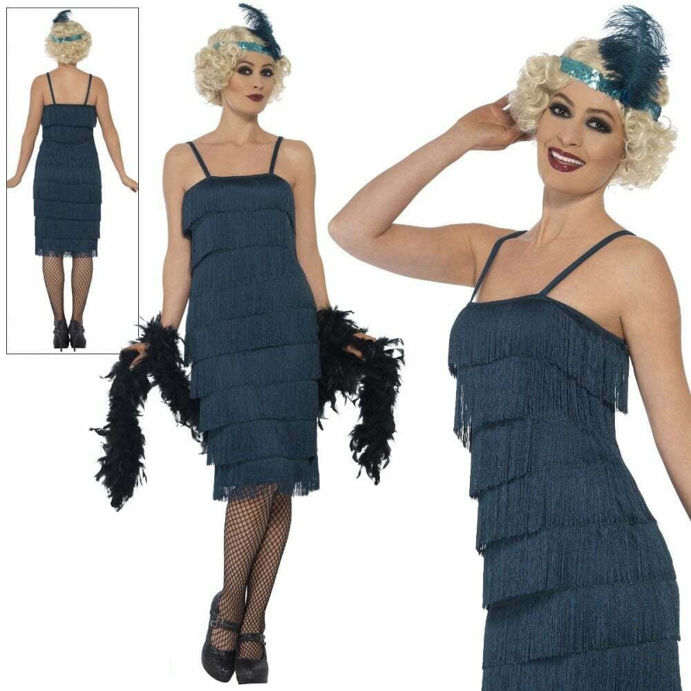 Teal Flapper Costume