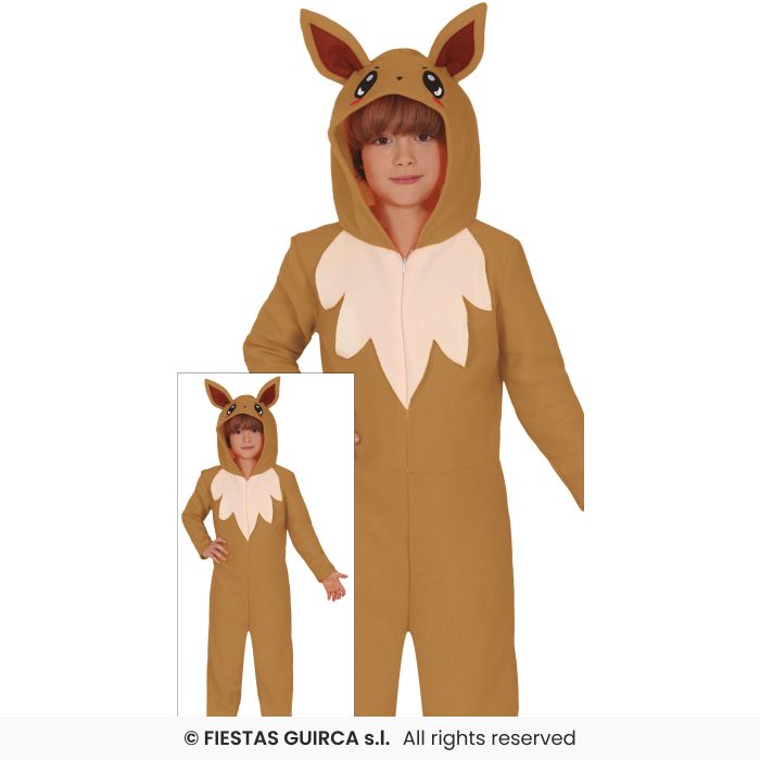 Fox Costume Fairytale Book Day Kids Wild Animal Fancy Dress Outfit Age 3-12