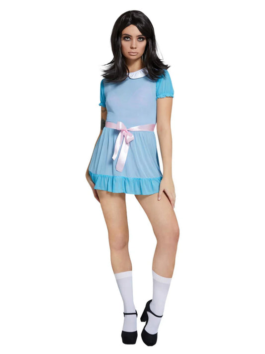 Fever Freaky Twin Costume Ladies Doll Halloween Fancy Dress Outfit UK 12-14