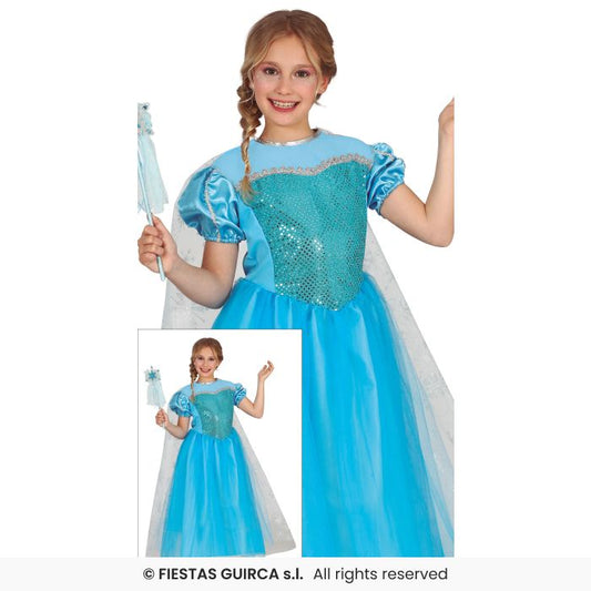 Frost Princess Fairytale Storybook Book Day Girls Fancy Dress Costume Age 3-12