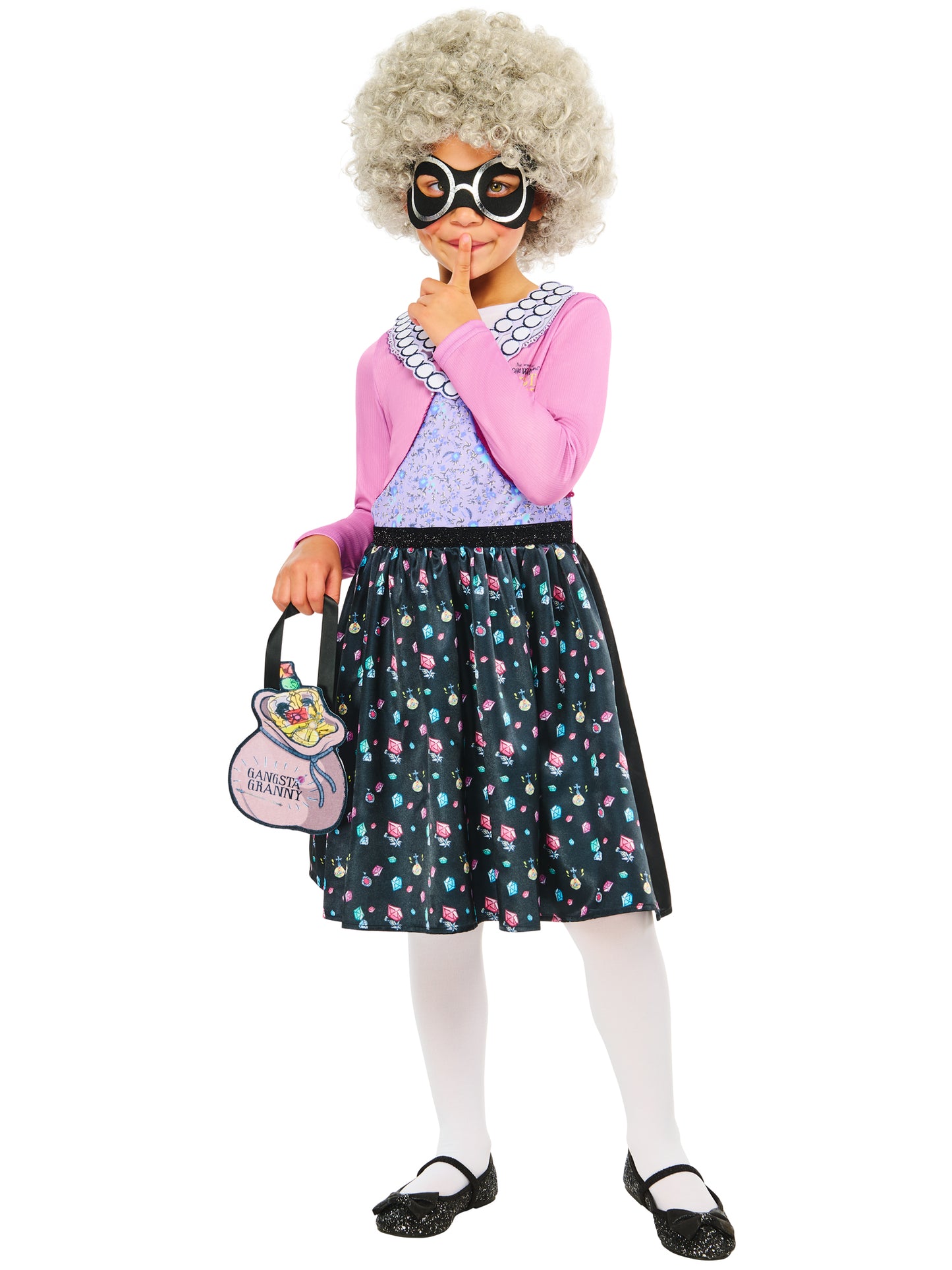 Gangster Granny David Walliams Kids Costume Book Day Fancy Dress Outfit