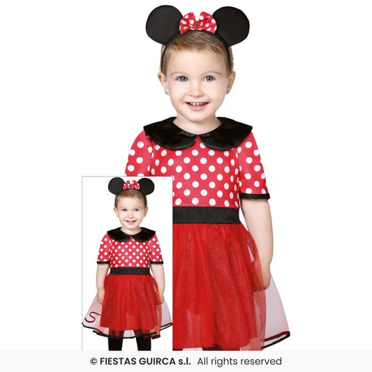 Girls Mouse Costume Toddlers Fairytale Book Day Fancy Dress Outfit Cute Mouse Age 1-3