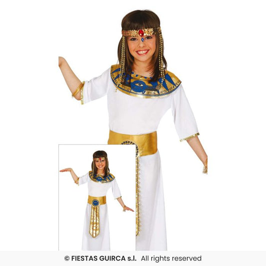 Girls Pharaoh Costume School Book Day Fancy Dress Outfit Egyptian Kids Age 3-12