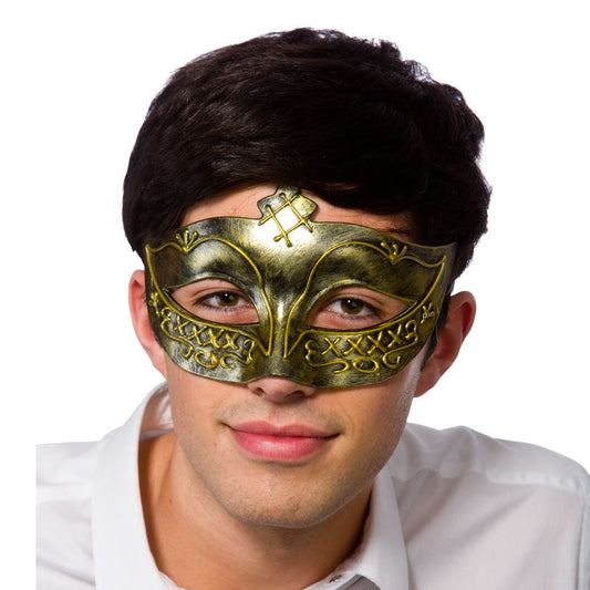 Gladiator Eye mask - Antique Gold