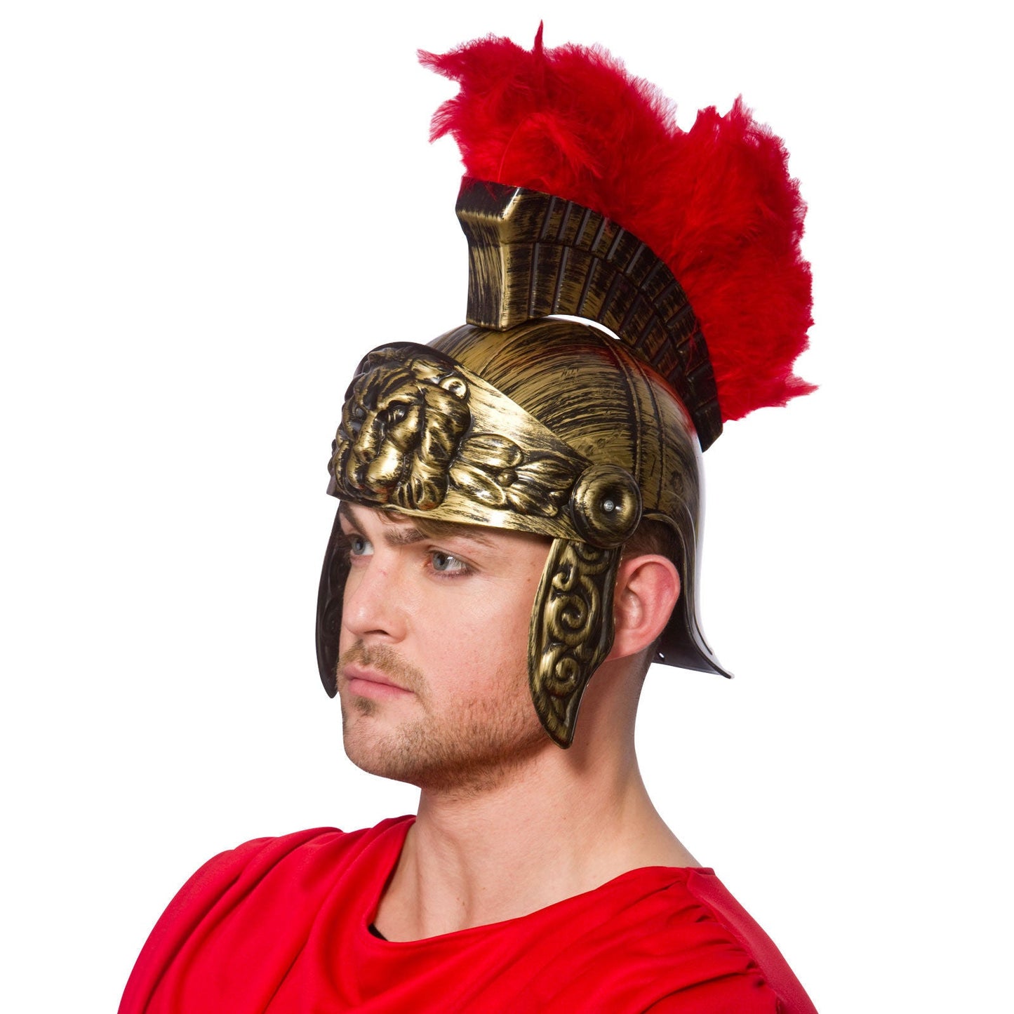 Roman Helmet with Feathers