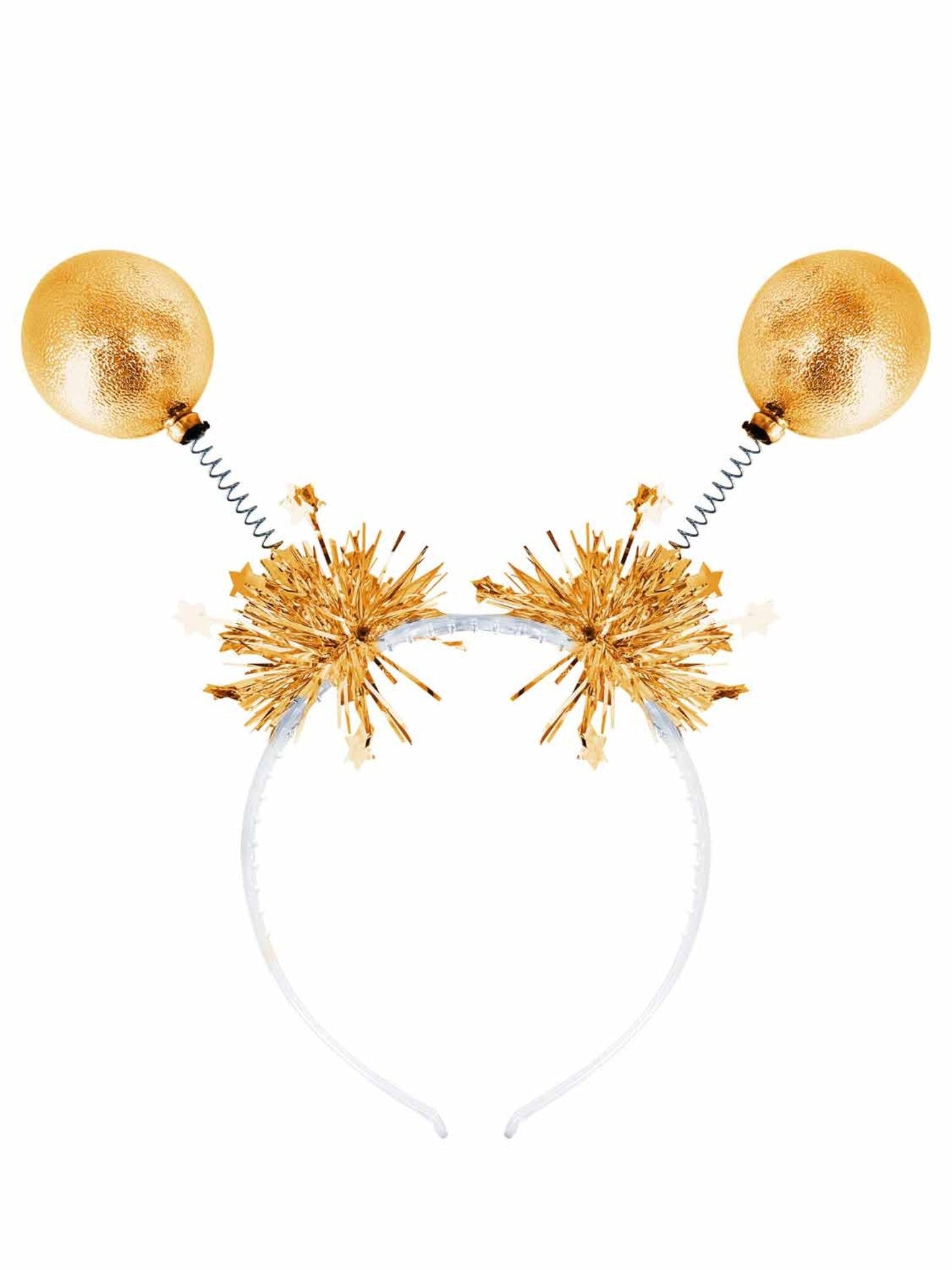 Head Boppers Metallic Fancy Dress Party Prop Photo Booth Tinsel Heapiece