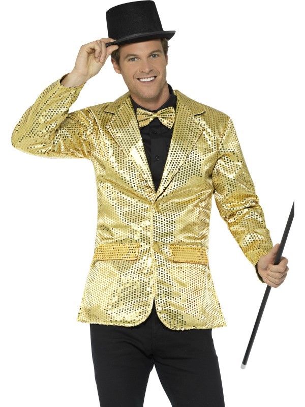 Mens Sequin Jacket Fancy Dress