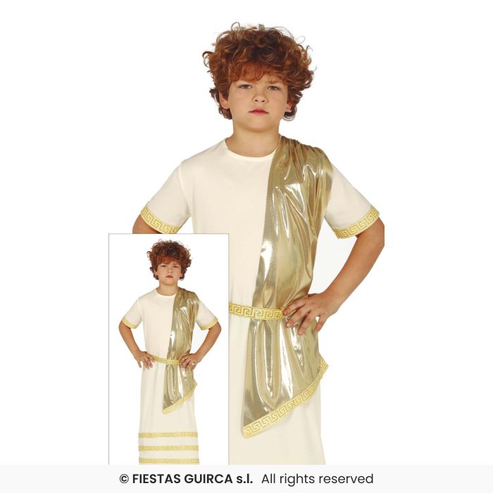 Roman Greek Boy Costume Toga Greek Book Day Historical Fancy Dress Outfit Age 3-12