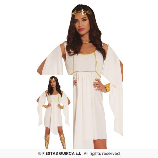 Greek Woman Dress Roman Godess Ladies Toga Party Fancy Dress Costume UK 8-18