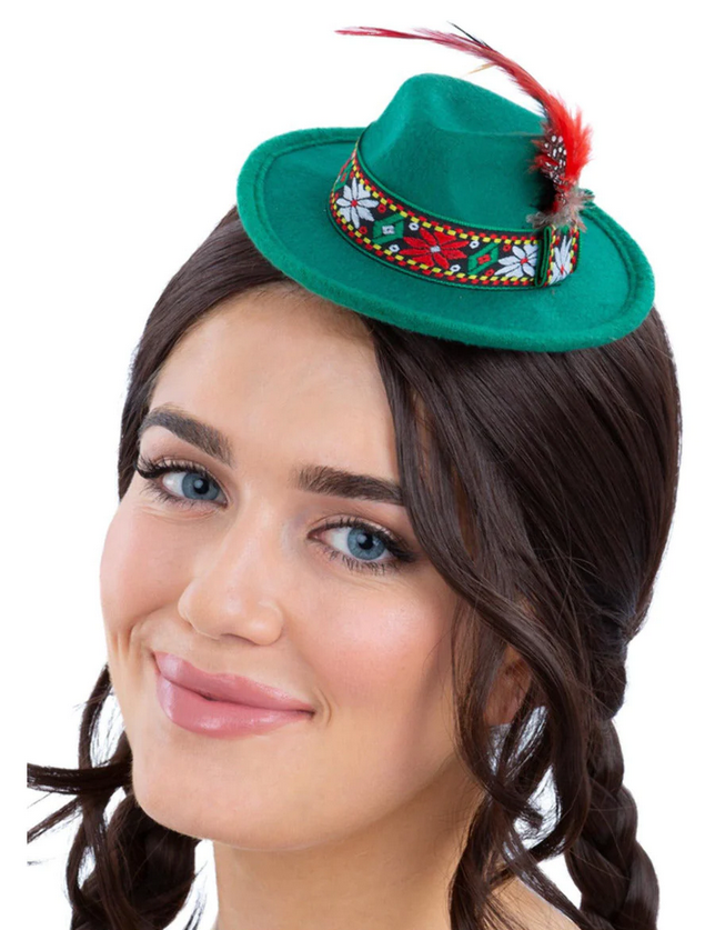 Mini Bavarian Trenker Hats German Beer Festival Oktoberfest Fancy Dress Hat