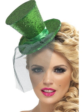 Glitter Burlesque Top Hat
