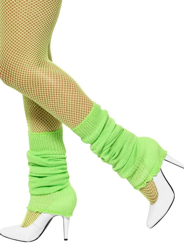 80s Leg Warmers Ladies Rewind 1980s Retro Neon Fancy Dress Accessory
