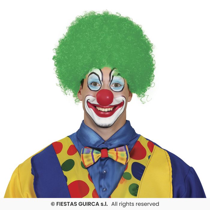 Curly Wig Afro Wig Adults Clown Fancy Dress Circus Clowns Prop Mens Ladies