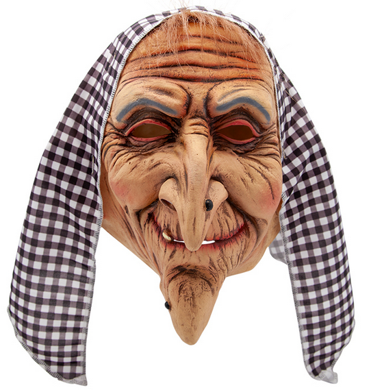Old Hag Latex Mask Witch Witches Mask Halloween Fancy Dress Accessory Mens Ladies