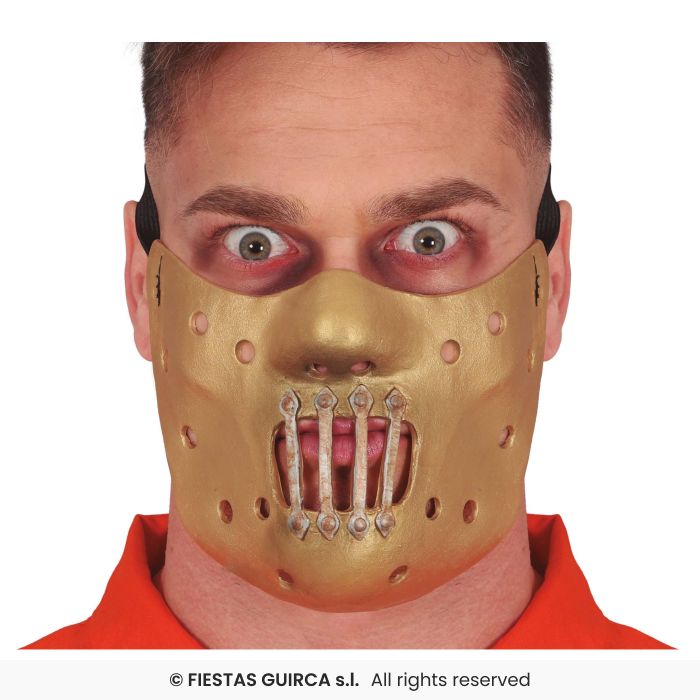 Half Mask Killer Mask Adults Halloween Fancy Dress Accessory Mens Scary Mask