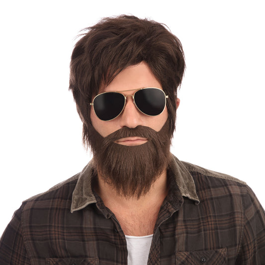 Vegas Vacation Wig + Beard Set