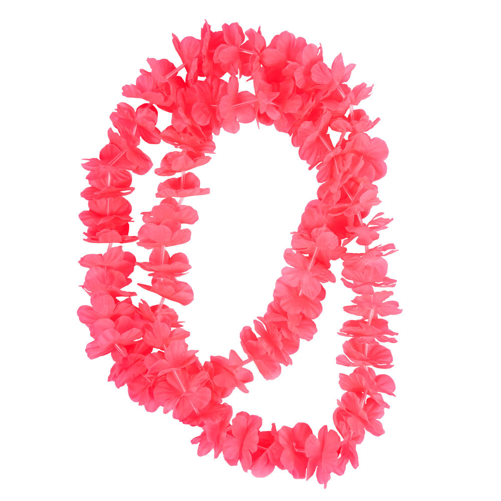 Small Petal Lei / 2pc / NEON PINK  **NEW**