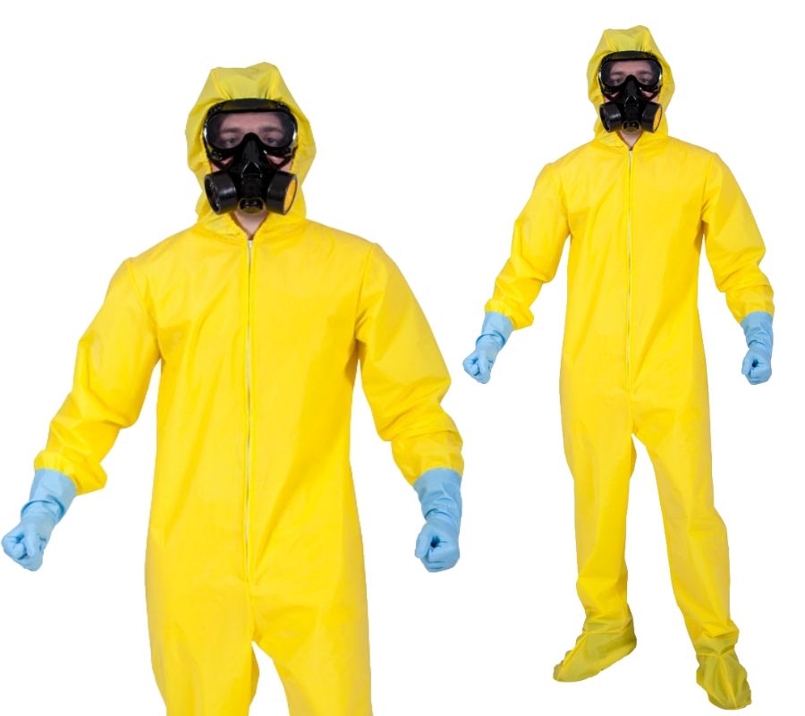 Bad Chemist Hazmat Suit w/mask & gloves