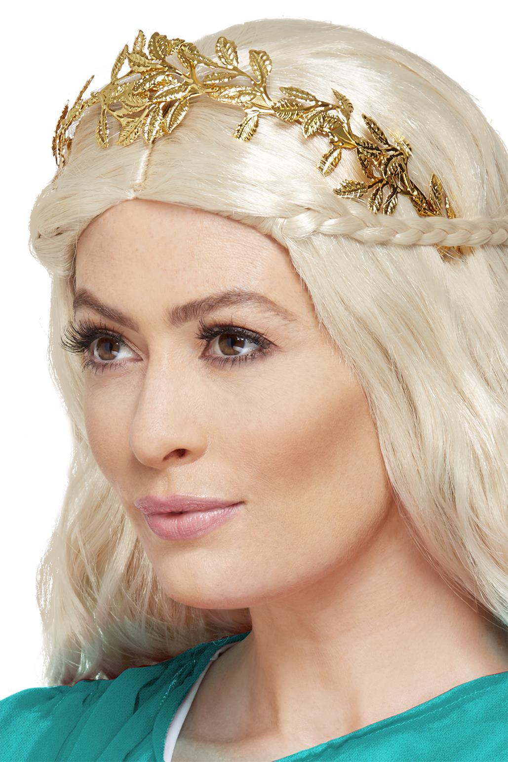Grecian Leaf Headband, Gold