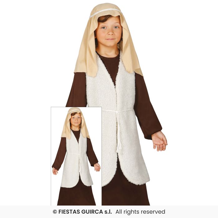 Hebrew Joseph Costume Kids Nativity Play Fancy Dress Outfit Boys Girls Age 3-12