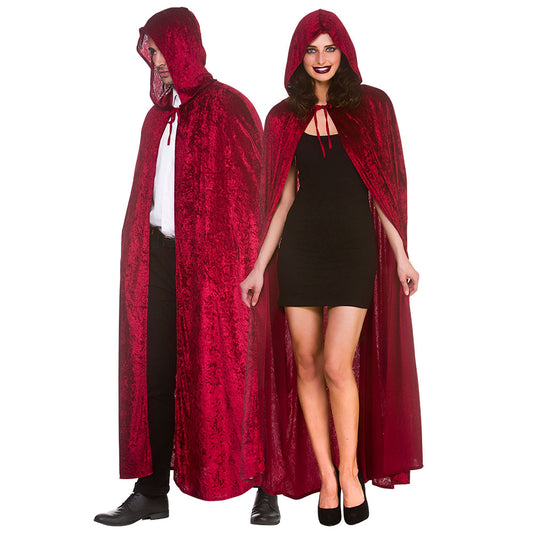 Adult Deluxe Velvet Hooded Cape