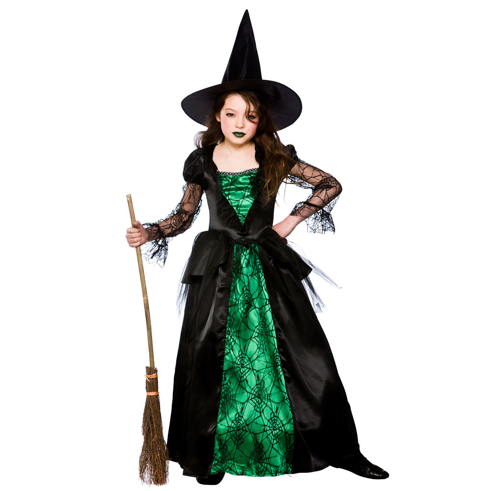 Child Emerald Witch Costume