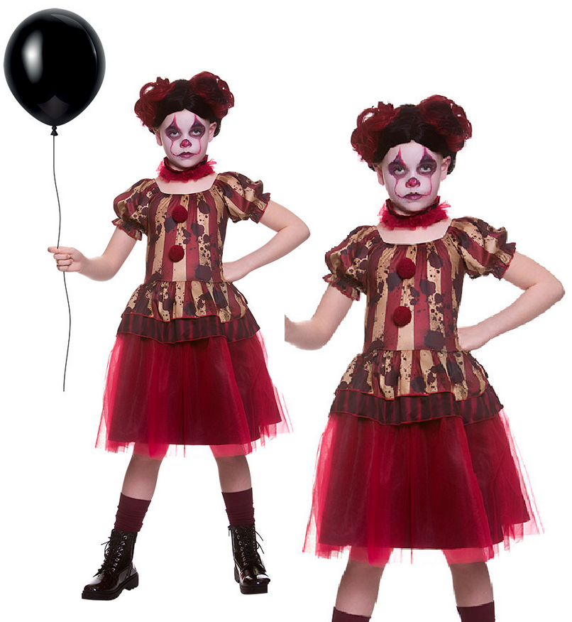 Vintage Circus Clown Girls