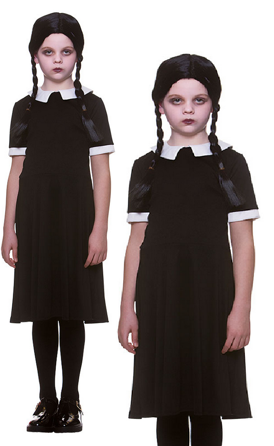Creepy School Girl Costume + Wig